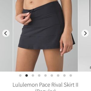 SOLD Lululemon Pace Rival Skirt Regular